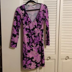 Jude Connally  faux wrap dress size small.